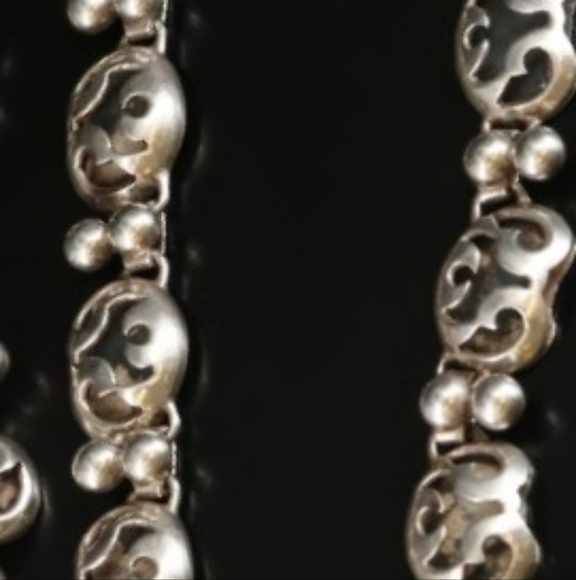 Victoria Ana Maria Nunez de Brilanti Taxco Sterling Angel Bracelet necklace - Picture 2 of 7